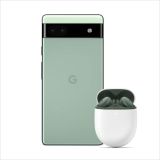 Google Pixel 6a Salvia + Pixel Buds A-Series Oliva 