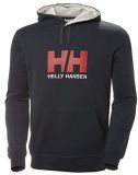 Helly Hansen Logo Hoodie HH Sudadera con Capucha, Hombre, Azul Marino