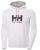 Helly Hansen Logo Hoodie HH Sudadera con Capucha, Hombre, Blanco, L