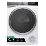 Hisense DHGS90M – Secadora con Bomba de Calor, Tratamiento con Vapor, Carga Frontal, 9 Kg , Motor Eficiente