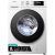 Hisense WDQA8014EVJM – Lavadora Secadora 2 en 1 con Vapor, Clase A, Carga Frontal 8 Kg Lavado, 5 Kg de Secado, 1400 rpm, Motor Eficiente Inverter, Sistema Antibalanceo, Puerta XL, Gran Display LED