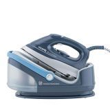 H.Koenig V5i Centro de Planchado 2400W, 100 g/min, 6 Bares, Plancha con Suela de Cerámica, Depósito de Agua
