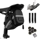 Hommie 16 En 1 Bolsa Bicicleta Sillín, Bolsa Sillín Bicicleta con todas las herramienta en un solo lugar
