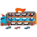 Hot Wheels City Camión autopista, pista de coches de juguete de 2 metros