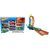 Hot Wheels Pack de 10 vehículos, Coches de Juguete + Track Builder Accesorios para Pistas de Coches Acelerador de Loop
