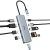 Hub USB C Docking Station para MacBook Pro, 10 en 1 USB C Dock con HDMI 4K, USB-C 3.0, 2 USB 3.0, 2 USB 2.0, 100 W PD, SD/TF, Ethernet Actualización de Estación de Acoplamiento para MacBook/Windows