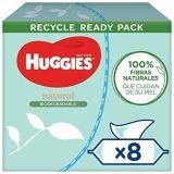 HUGGIES Pure Biodegradable Toallitas para bebé, 8 paquetes de 48 unidades (384 Toallitas)