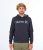 Hurley Oao Solid Summer Po, Sudadera Hombre, Preta (Black), S