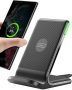 INIU Cargador Inalámbrico Rápido Stand, 15W Wireless Charger Estación Phone Fast Charge Holder para iPhone 14 13 12 11 Pro MAX Mini XR XS 8 Plus Samsung Galaxy S22 S21 S20 Google Pixel Xiaomi etc