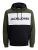 Jack  Jones Men Warm Print Hoodie | Logo Sweater Basic Pullover | Hooded Sweatshirt JJELOGO, Color:Verde, Talla Sudadera:L