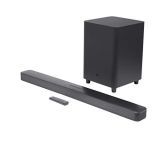 JBL Bar 5.1 Surround – Barra de sonido 5.1 con subwoofer, exclusivo de Amazon con integración de Alexa, 5.1 canales, 550W, inalámbrico, negro