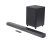 JBL Bar 5.1 Surround – Barra de sonido 5.1 con subwoofer, exclusivo de Amazon con integración de Alexa, 5.1 canales, 550W, inalámbrico, negro