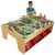 KidKraft Juguete de vías de tren y mesa con cascada y montaña, de madera, para niños, juego clásico de actividades