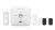 Kit antirrobo inalámbrico 10G Homcloud Wi-Fi + gsm, Blanco