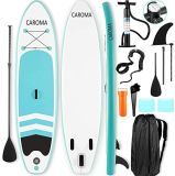 Kit de Surf de Pala Inflable Sup, 15,24 cm de Grosor, 27 cm de Largo, Pala Ajustable, Mochila de Transporte