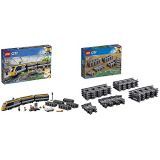LEGO City – Tren De Pasajeros, Maqueta de Juguete Ferroviario con Control Remoto por Bluetooth + City Carriles