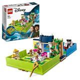 LEGO Disney Cuentos e Historias: Peter Pan y Wendy, Juguete de Viaje para Niños de 5+ Años en Forma de Libro, 3 Micro Muñecas y Barco Pirata 43220