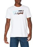 Levis Housemark Graphic tee Camiseta, Ssnl Hm2 White