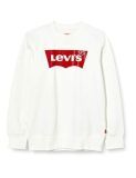 Levis Kids LVB-BATWING CREWNECK SWEATSHIRT 8E9079, Sudadera Niños, Blanco (White Marshmallow), 8 años