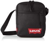 Levis Mini Crossbody Solid (Red Batwing), Hombre, Talla Única, Negro (Regular Black), Talla única