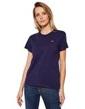 Camiseta para mujer Levi’s The Perfect Tee. Está confeccionada en tejido suave 100% algodón, tiene cuello redondo y parche con el logotipo de Levi’s en el pecho
