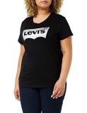 Levis THE PERFECT TEE HOLIDAY TEE BLACK GRAPH Camiseta Mujer Negro L