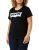 Levis THE PERFECT TEE HOLIDAY TEE BLACK GRAPH Camiseta Mujer Negro L