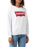 Levis Graphic Standard Crewneck, Sudadera, Mujer, White, M