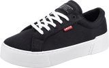 Levi’s Tijuana 2.0, Zapatillas Mujer, Black Normal, 38 EU