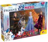 Lisciani- Frozen II Puzzle Doble Cara Plus 108 (81301)