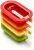 Lékué – Polo apilable classic, Silicona, Surtido multicolor, 16,5 cm, 4 Unidades