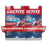 Loctite Super Glue – Pack 2 x 3 Mini Trio, pegamento universal con triple resistencia, adhesivo transparente
