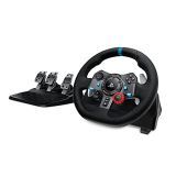 Logitech G29 Driving Force Volante de Carreras y Pedales, Force Feedback, Aluminio Anodizado