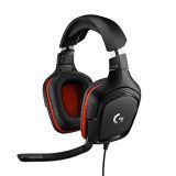 Logitech G332 Auriculares Gaming con Cable, Transductores 50 mm, Almohadillas Giratorias Cuero Sintético