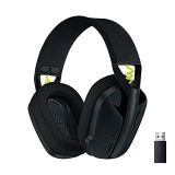 Logitech G435 Auriculares Inalámbricos LIGHTSPEED para Gaming, Ligeros, micrófono integrado, Batería de 18