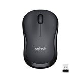Logitech M220 Ratón Inalámbrico, Botones Silenciosos, 2.4 GHz con Nano-Receptor USB