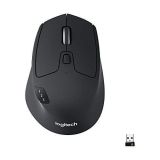 Logitech M720 Triathlon Ratón Inalámbrico Multidispositivo, Bluetooth, USB Unifying, 1000 dpi, 6 Botones Programables, Batería 2 Años