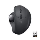 Logitech MX Ergo Trackball, Ratón Inalámbrico Ergonómico, Bluetooth/2.4 GHz