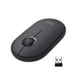 Logitech Pebble ratón inalámbrico con Bluetooth o receptor de 2,4 GHz