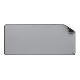 Logitech Desk Mat – Studio Series, Multifuncional, Alfombrilla de Ratón Grande, Protector de Escritorio, Base Antideslizante, Resiste Salpicaduras – Gris