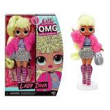 L.O.L. Surprise! OMG Core Serie 1 Muñeca de Moda Lady Diva – con Ropa, Accesorios