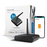 Meross Abridor de Puerta de Garaje Inteligente WiFi, Garaje Interruptor WiFi Compatible con 3 Puertas via Fuerte Antena Externa, Compatible con Apple HomeKit Siri, Google y Alexa, MSG200HK