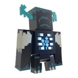 Minecraft Warden Figura de acción deluxe grande con luces y sonidos, juguete +3 años (Mattel HHK89)