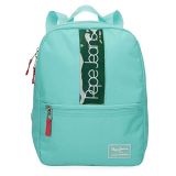 Mochila Pepe Jeans Darienne, Verde, 25x32x12 cm