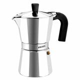 Monix M620009 Cafetera, Aluminio, Plata, 9 tazas