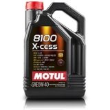 MOTUL Aceite de Motor 8100 X-Cess, 5W40-5 L, Embalaje puede variar