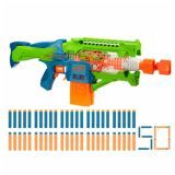 Nerf Elite 2.0 – Lanzador Double Punch motorizado – 50 Dardos – 2 Clips de 10 Dardos – A Partir de 8 años