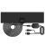 Oakcastle FV200 Antena TV Interior para DVB-T2, Antena para TV con Amplificador de señal Incluido, Antena portátil