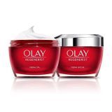 Olay Regenerist Crema Facial De Día y Noche, Pack x 2 Uds, Fórmula Con Ácido Hialurónico Vitamina B3