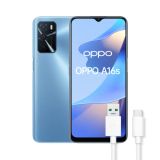 OPPO A16s – Smartphone 64GB, 4GB RAM, Dual SIM, Carga rápida 10W – Azul